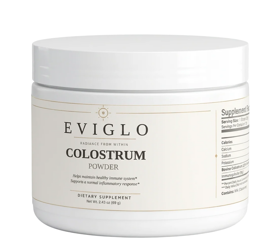 EVIGLO grass-fed colostrum powder